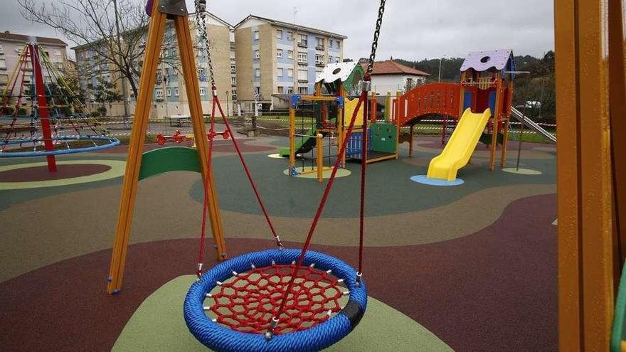 El parque Hermanas Bobes, con las nuevas instalaciones.