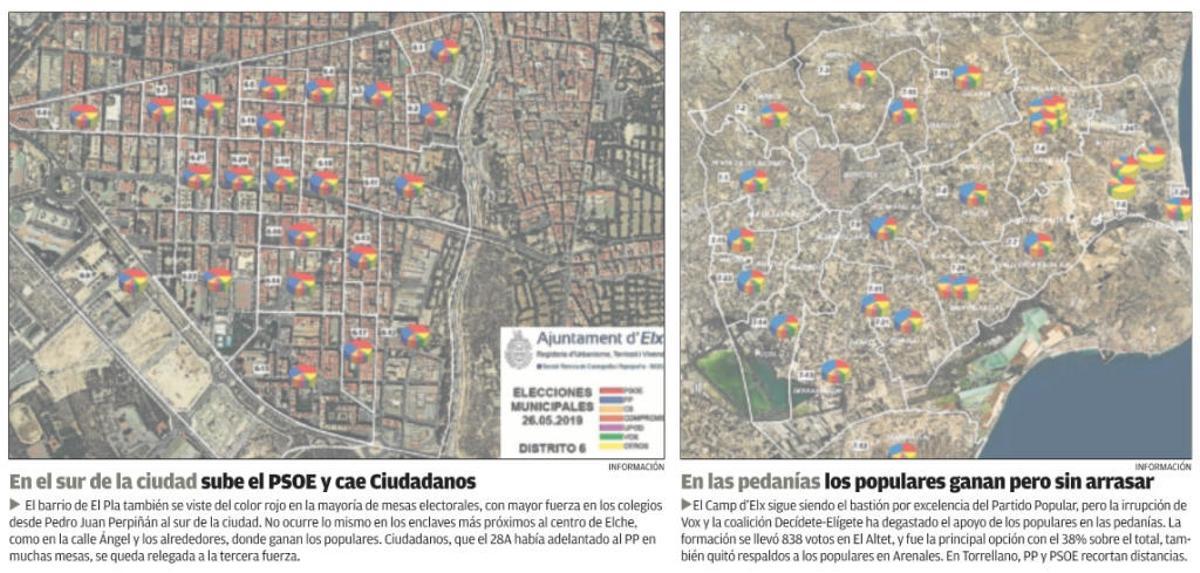 Así votó Elche el 26 de mayo