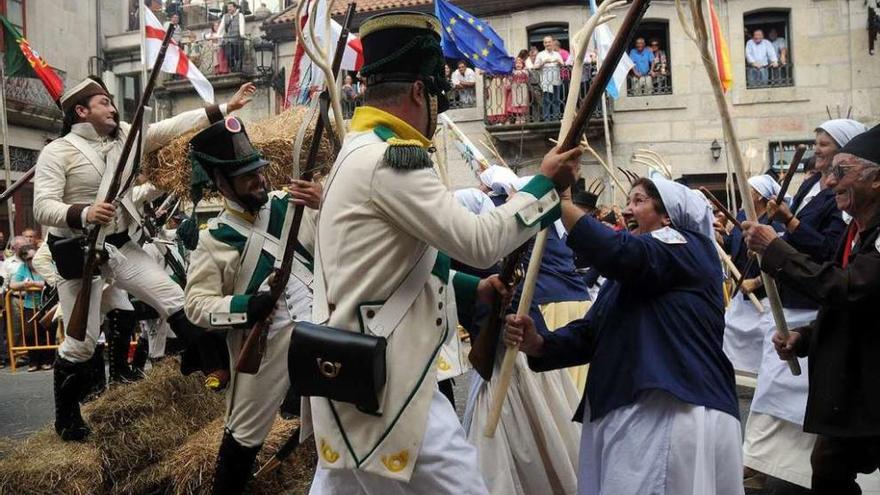 Festa da Batalla que se celebraba en Ponte Caldelas desde 2009.  // R. Vázquez