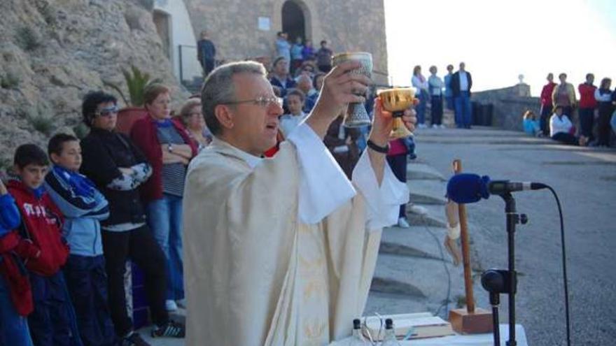 La misa de romeros celebrada el pasado domingo.