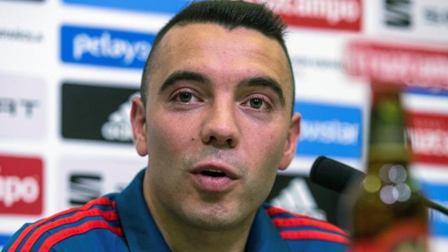 Iago Aspas, ayer