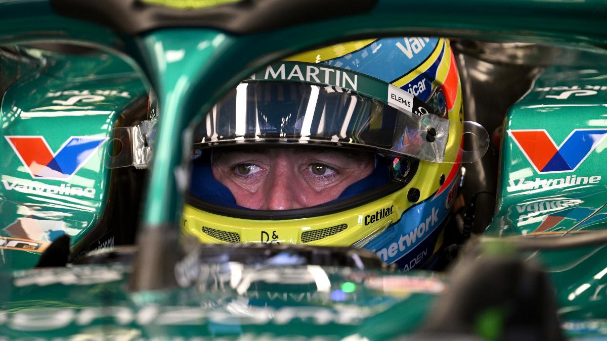 Alonso, en el monoplaza