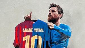 ¡En Barcelona ya visten a Lamine Yamal con el número 10!