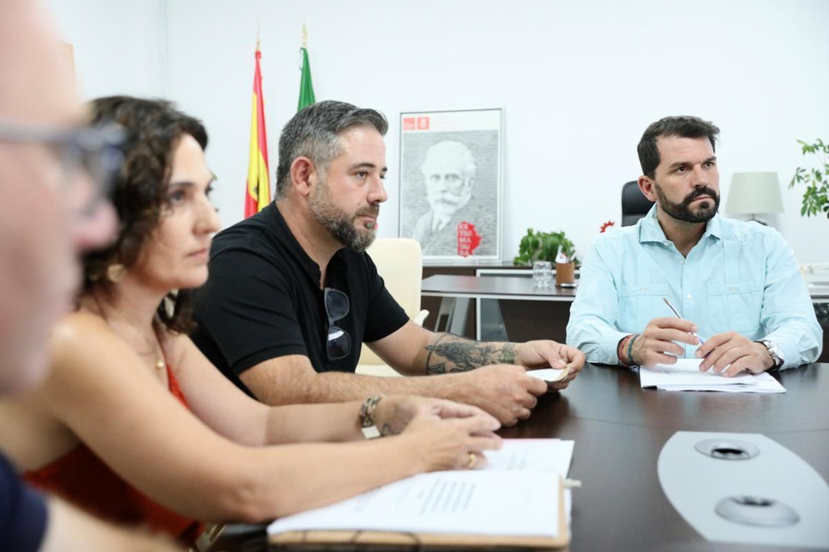 Un instante de la reunión.