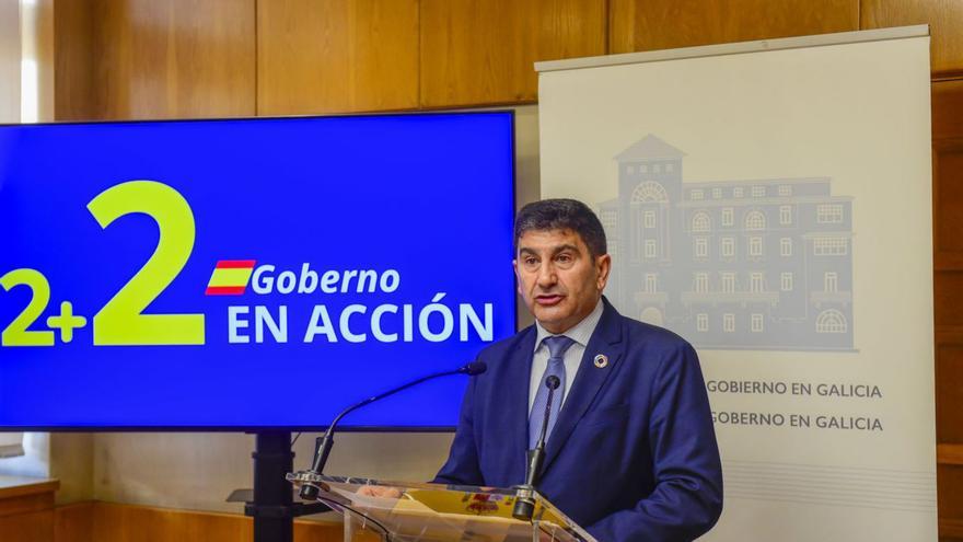 Pedro Blanco hizo ayer balance de sus dos años como delegado del Gobierno. | | CASTELEIRO / ROLLER AGENCIA