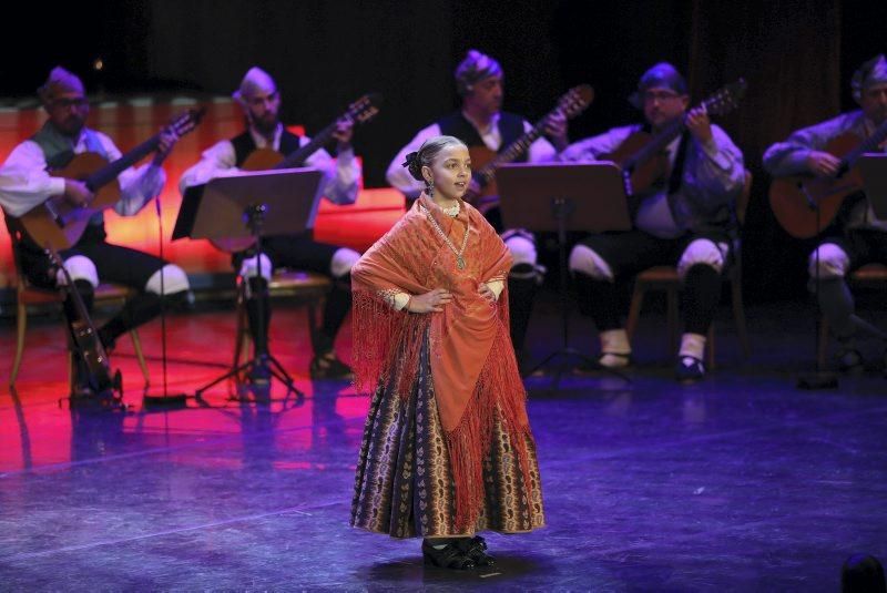 Certamen infantil de jota aragonesa en el Auditorio de Zaragoza