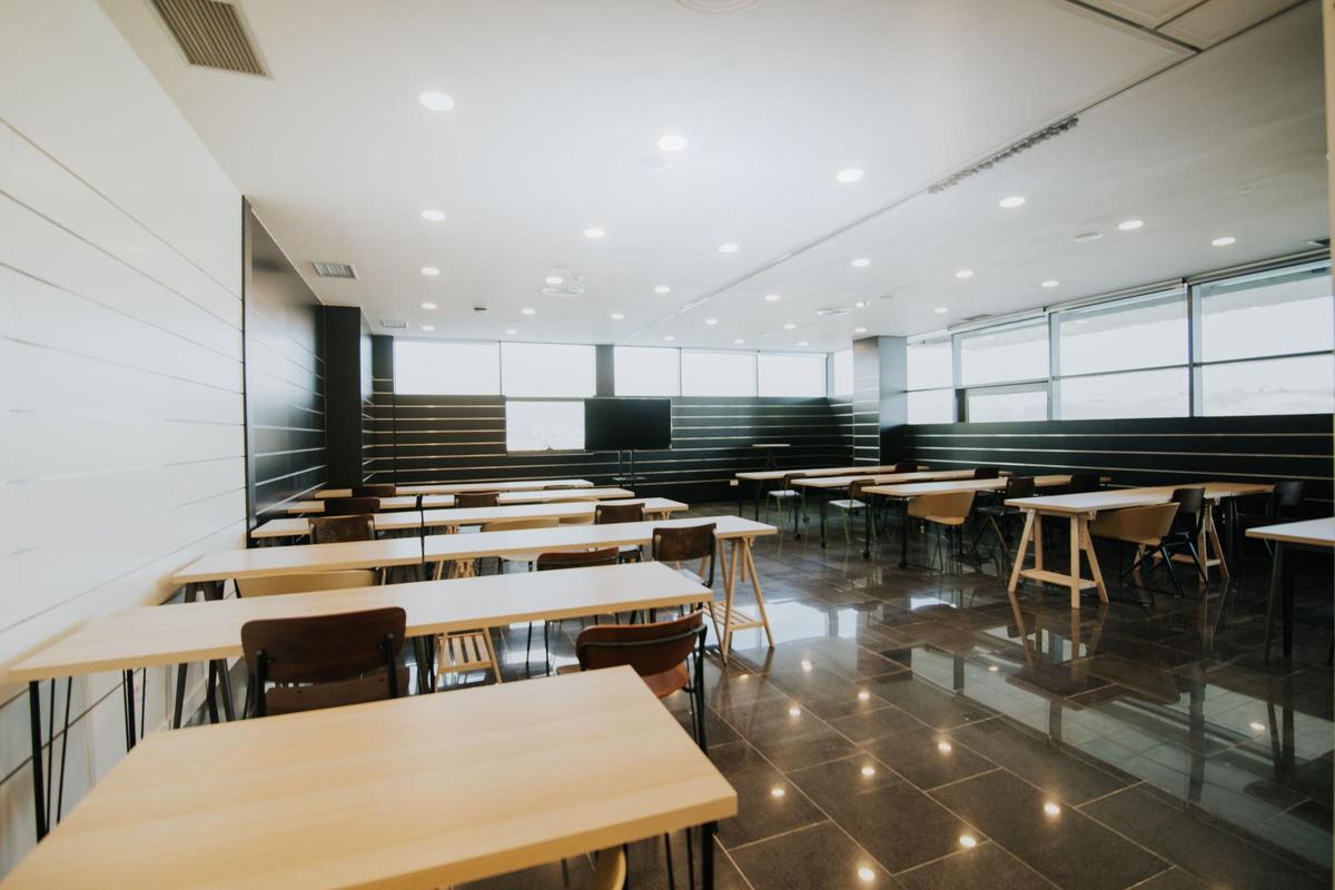 Sala de formación abierta