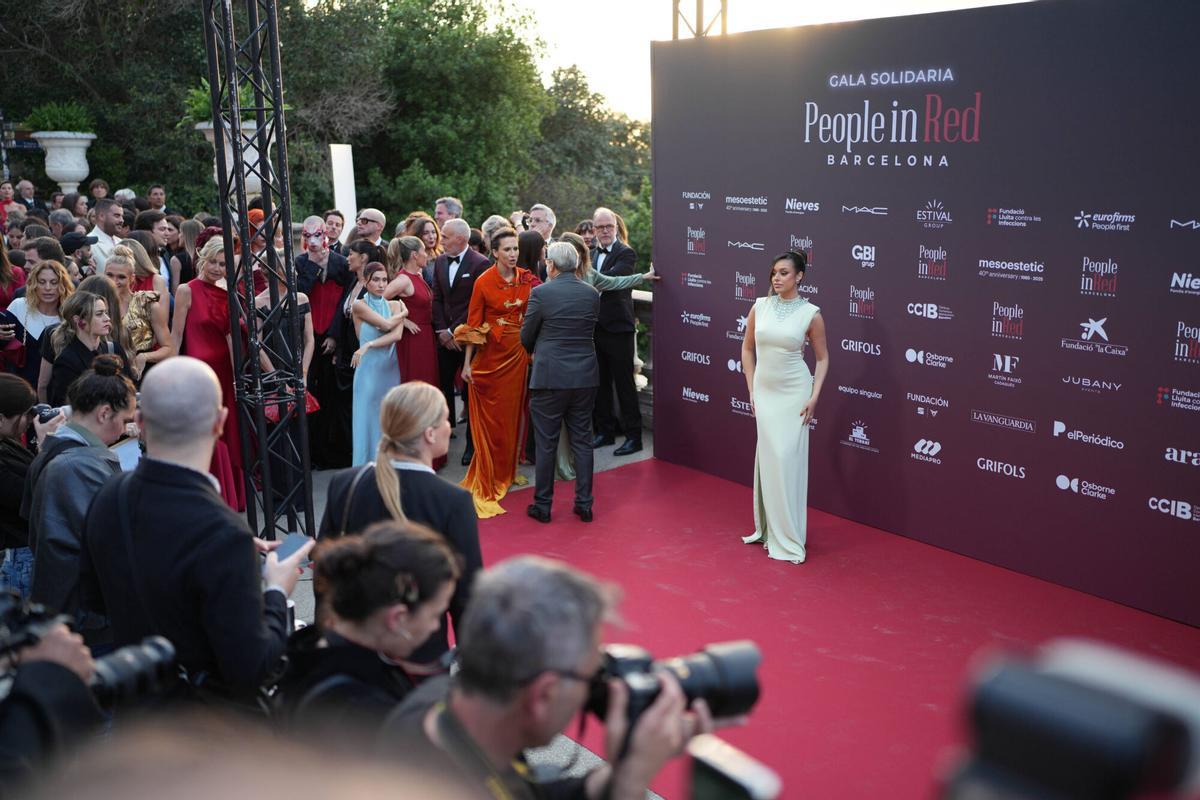 BARCELONA 12/05/2025 Icult. Marta Diaz. Photocall de la 15ª Gala Solidaria People in Red Barcelona. FOTO de ZOWY VOETEN