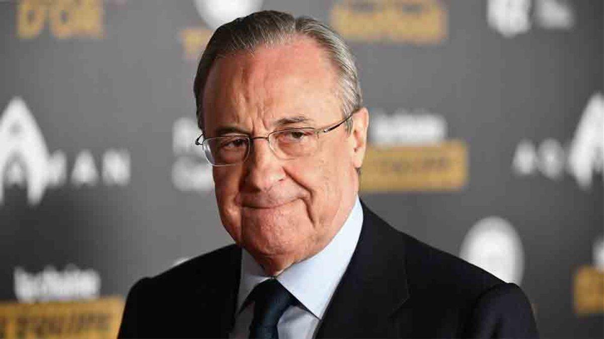 Florentino Pérez bajó al vestuario del Real Madrid