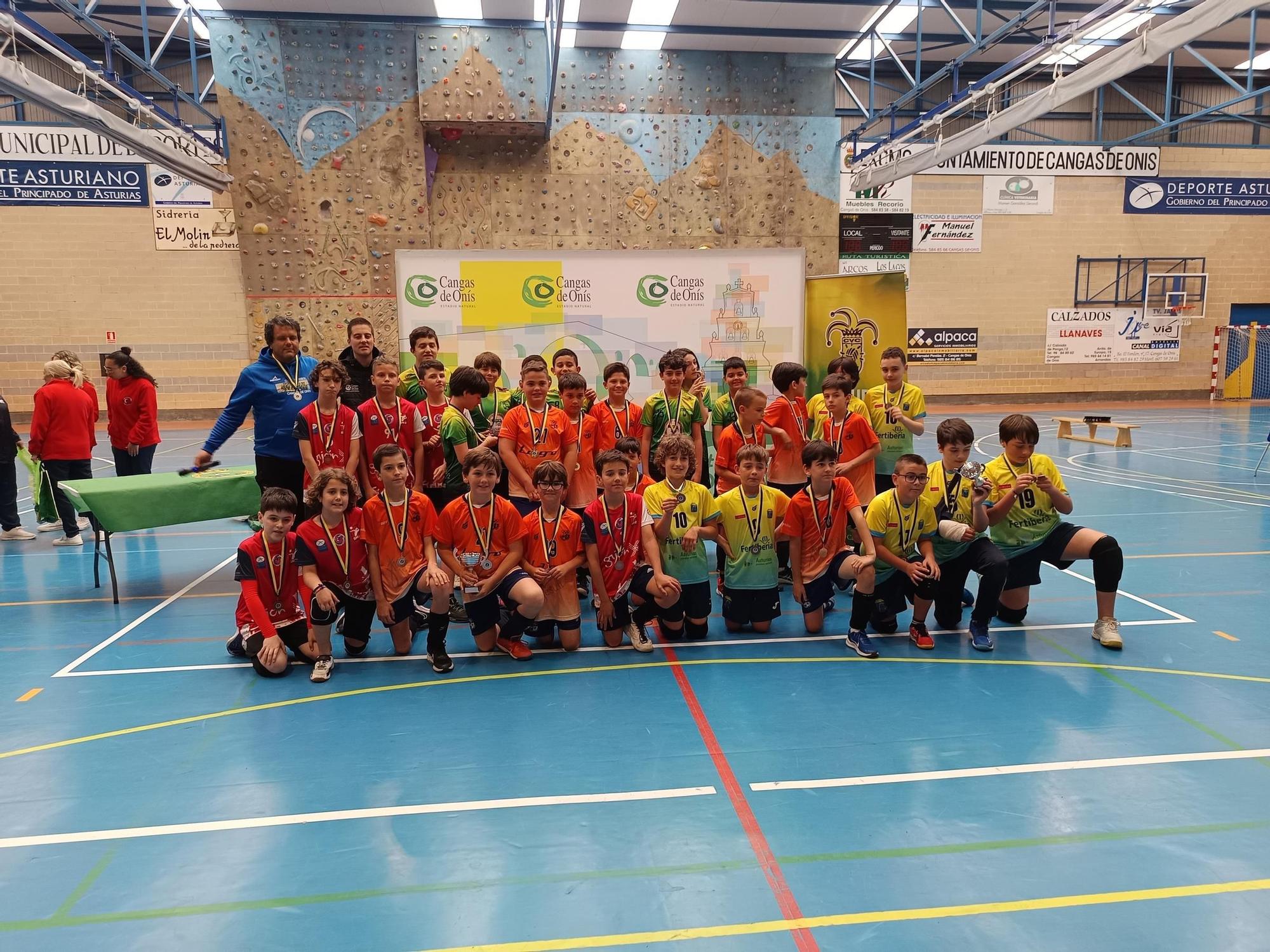 Nuevo éxito del voleibol cangués