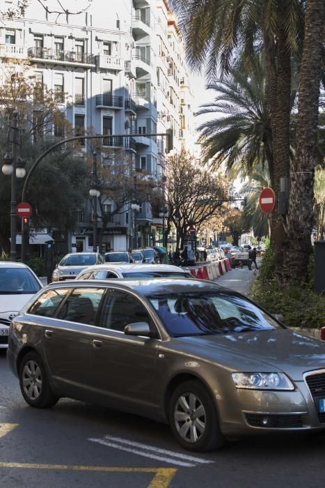 Colapso en Reino de Valencia por el carril bici