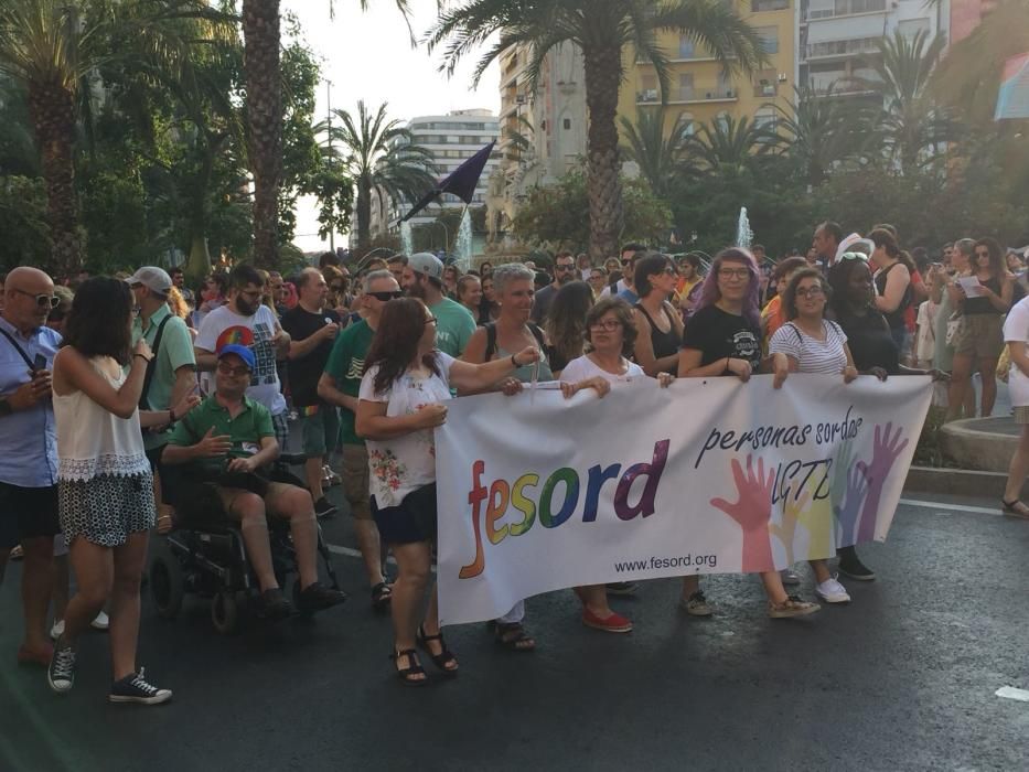 Manifestación del Orgullo en Alicante 2018