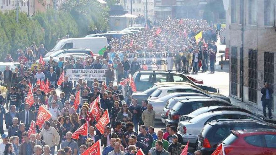 Los sindicatos mineros salen a la calle