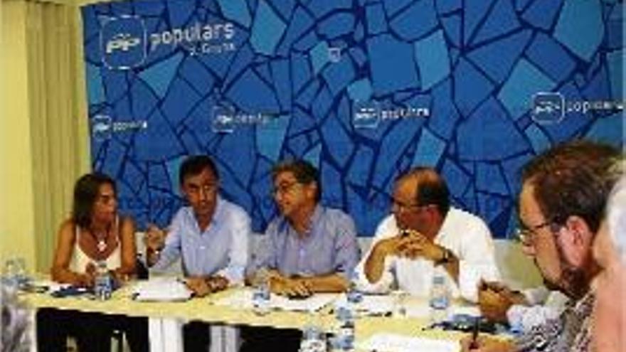 Reunió del PP gironí amb el vicesecretari general d&#039;Organització.