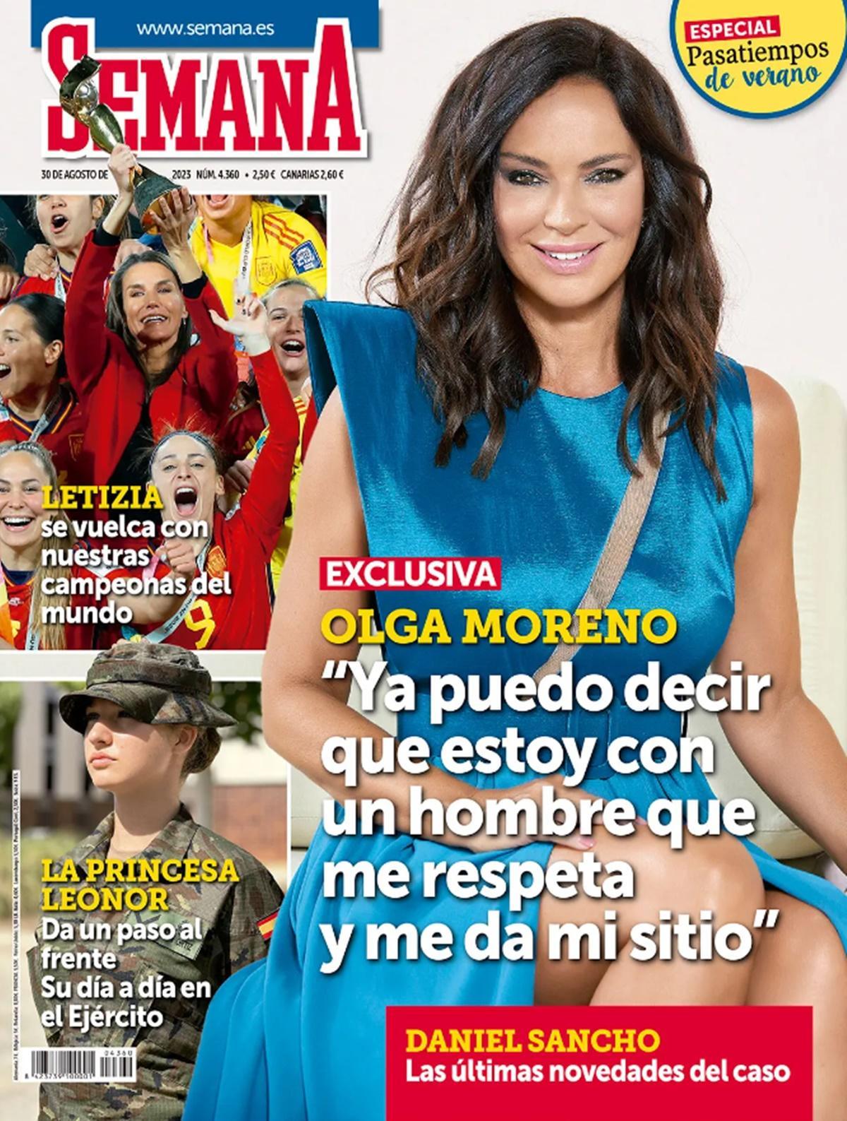 Noticias del corazón: las portadas de hoy de las revistas con Olga Moreno.