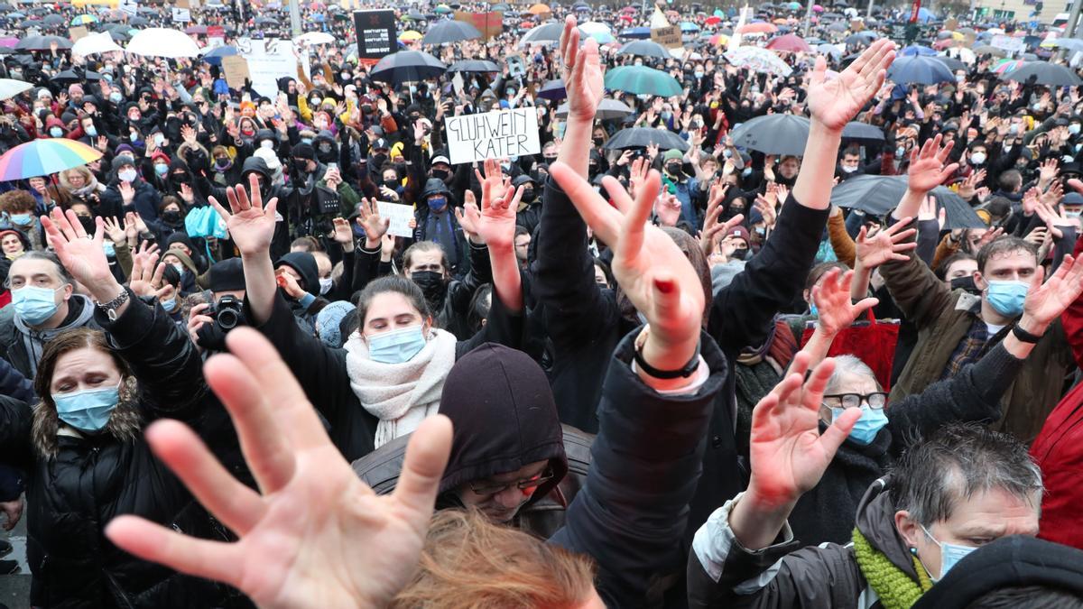 «No a un tancament injust»: el món cultural surt al carrer a Bèlgica