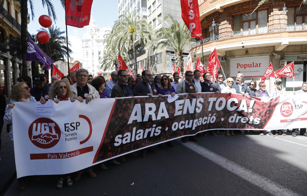 Manifestación 1 de Mayo en València