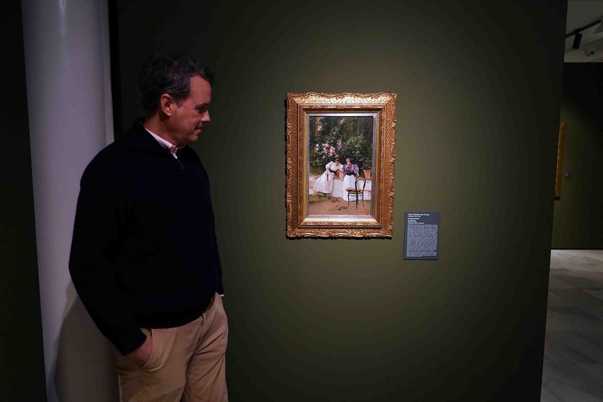 Este cuadro de la primera etapa de Romero de Torres fue el germen de la vocación de Antonio Castillo coleccionista. En la foto, en el MUPAM.
