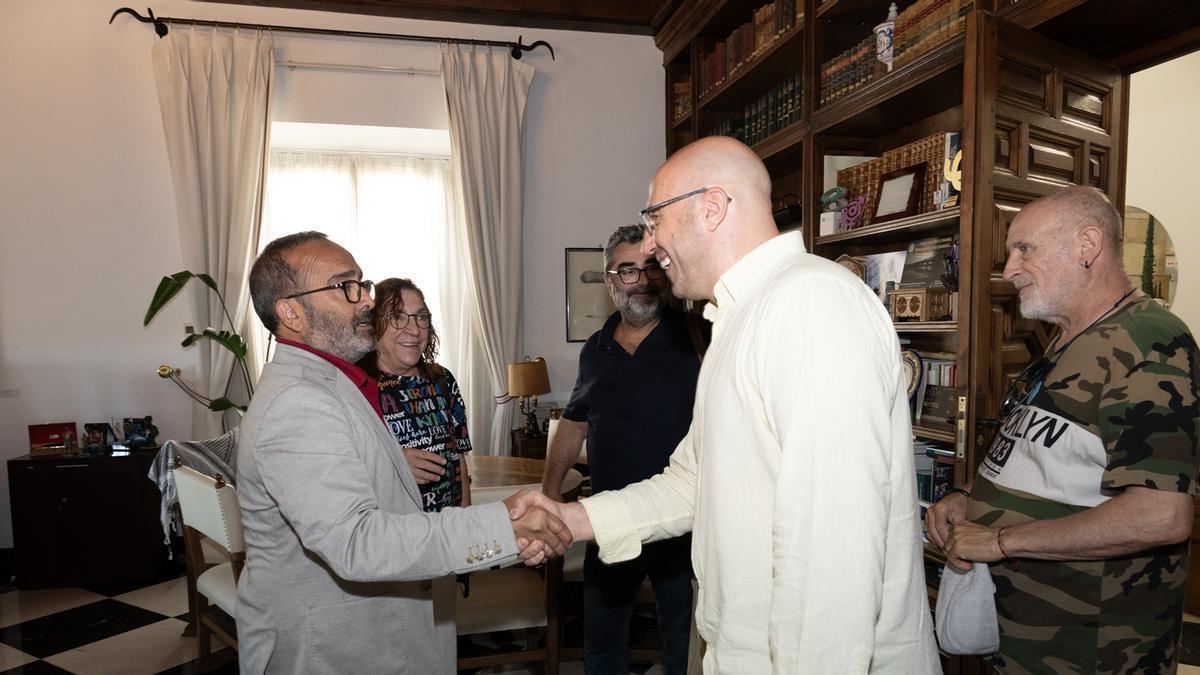Morales recibe a los representantes de Asais y Dahomey.