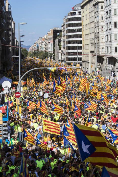 Concentració per la Diada 2017 a Barcelona