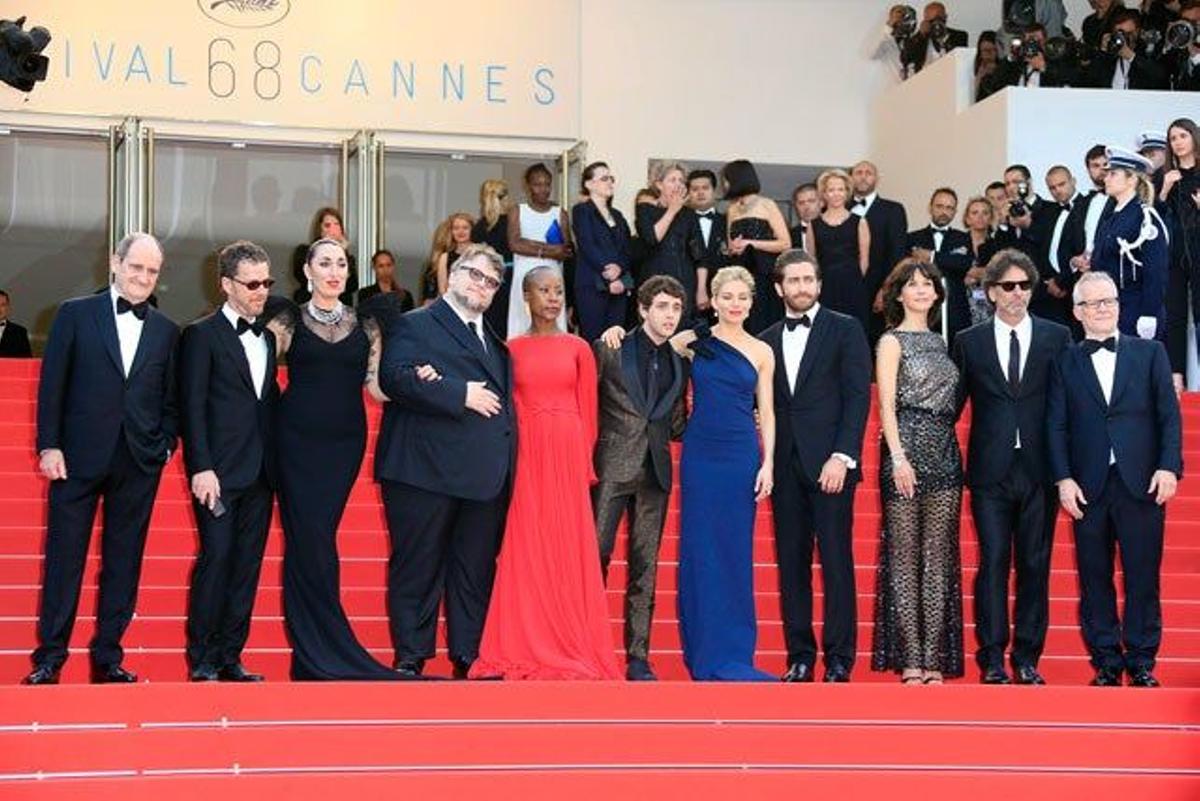 El jurado de este año en la jornada de inauguración de la 68 Edición del Festival de Cine de Cannes