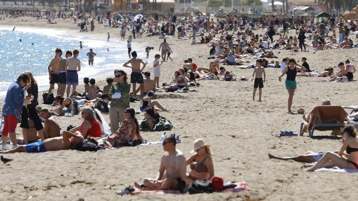Las playas en Málaga esta pasada Semana Santa