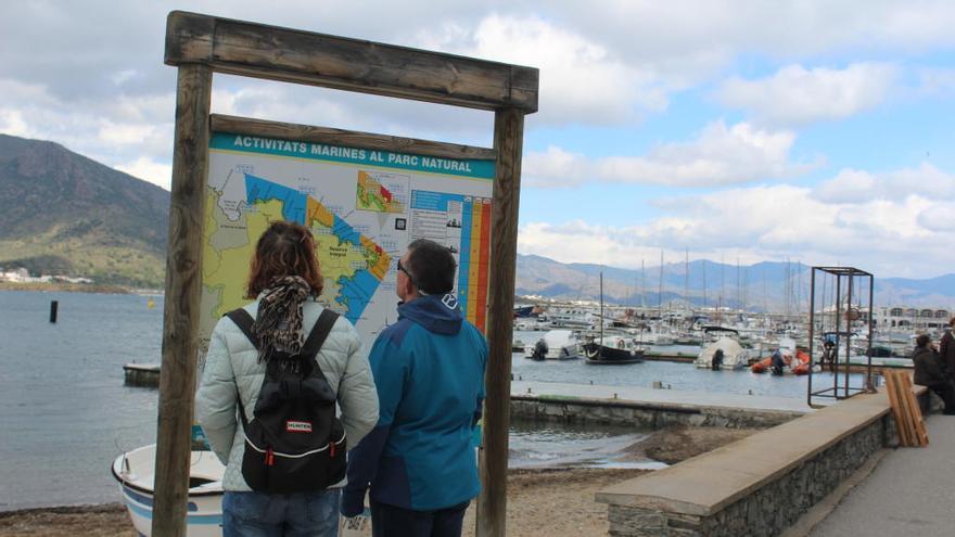 Visitants del Port de la Selva el passat cap de setmana.