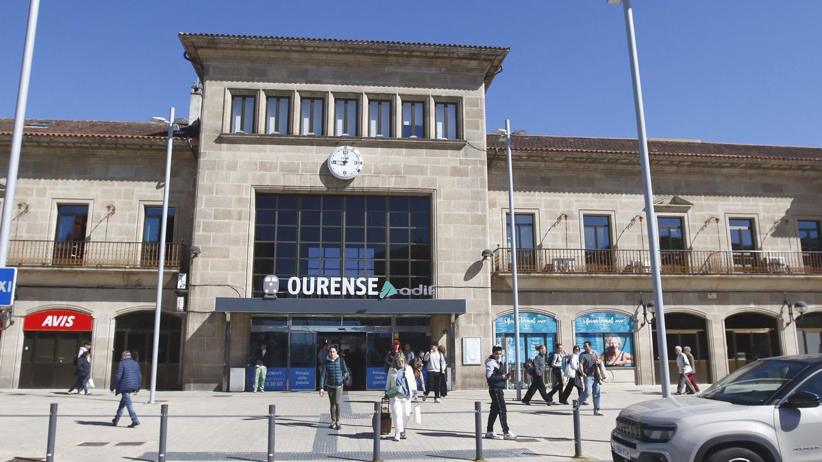 Estación de tren de Ourense.