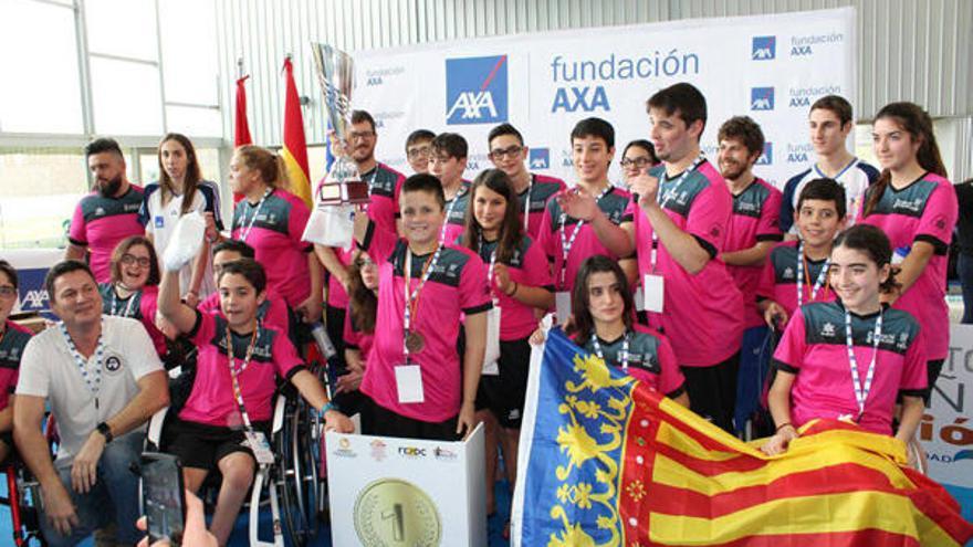 La selección de natación de la FESA prolonga su hegemonía en el Nacional Jóvenes Promesas Axa.