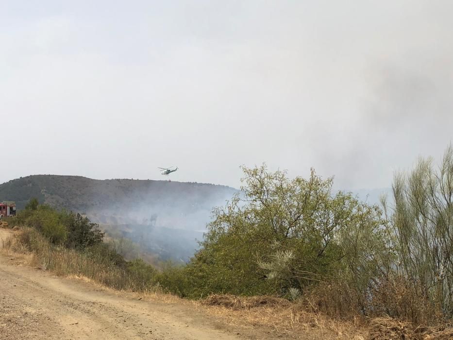 Incendio en los Montes de Málaga