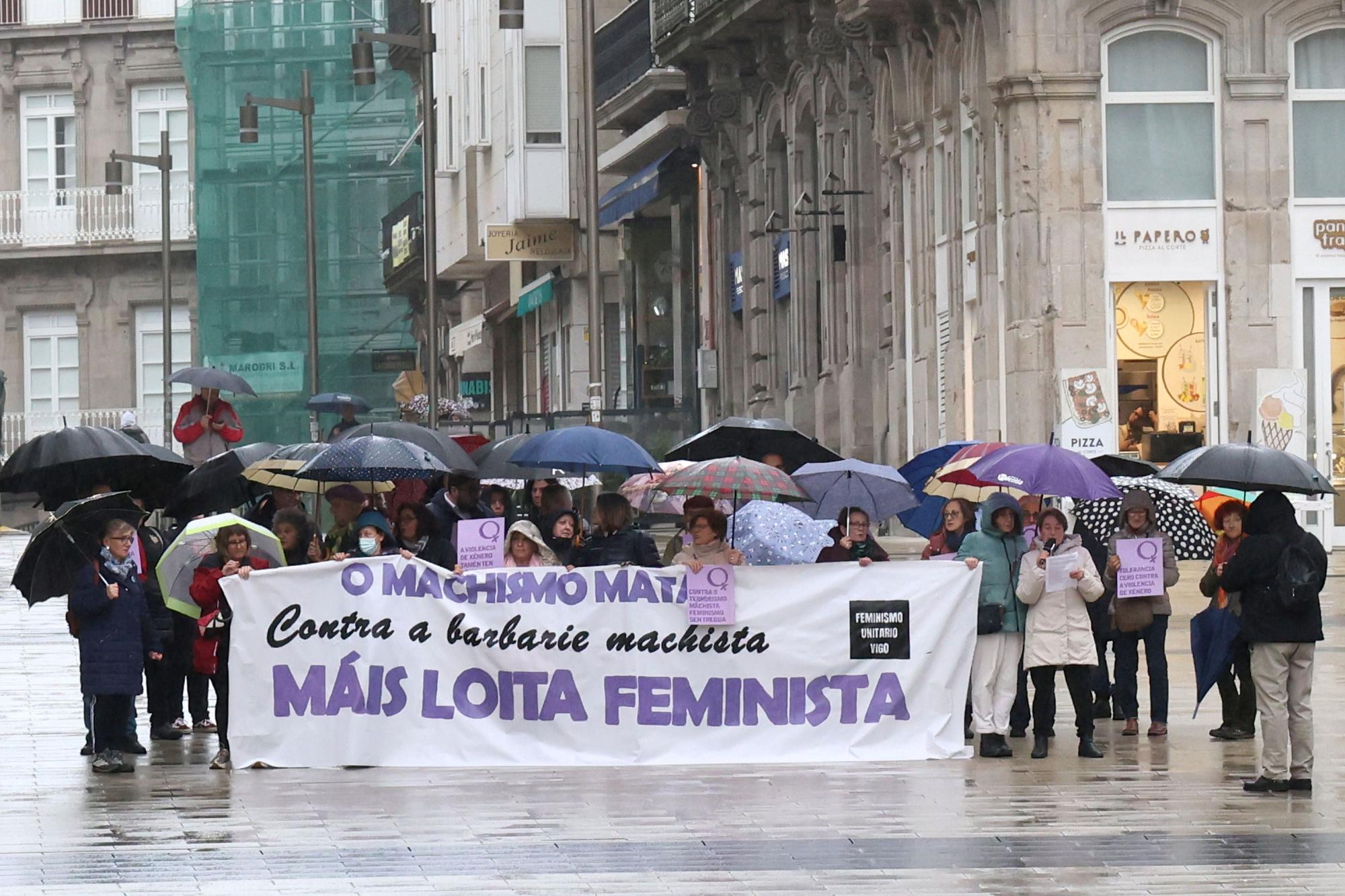 La plataforma Feminismo Unitario Vigo convoca una concentración en Porta do Sol por el crimen de Balaídos. 