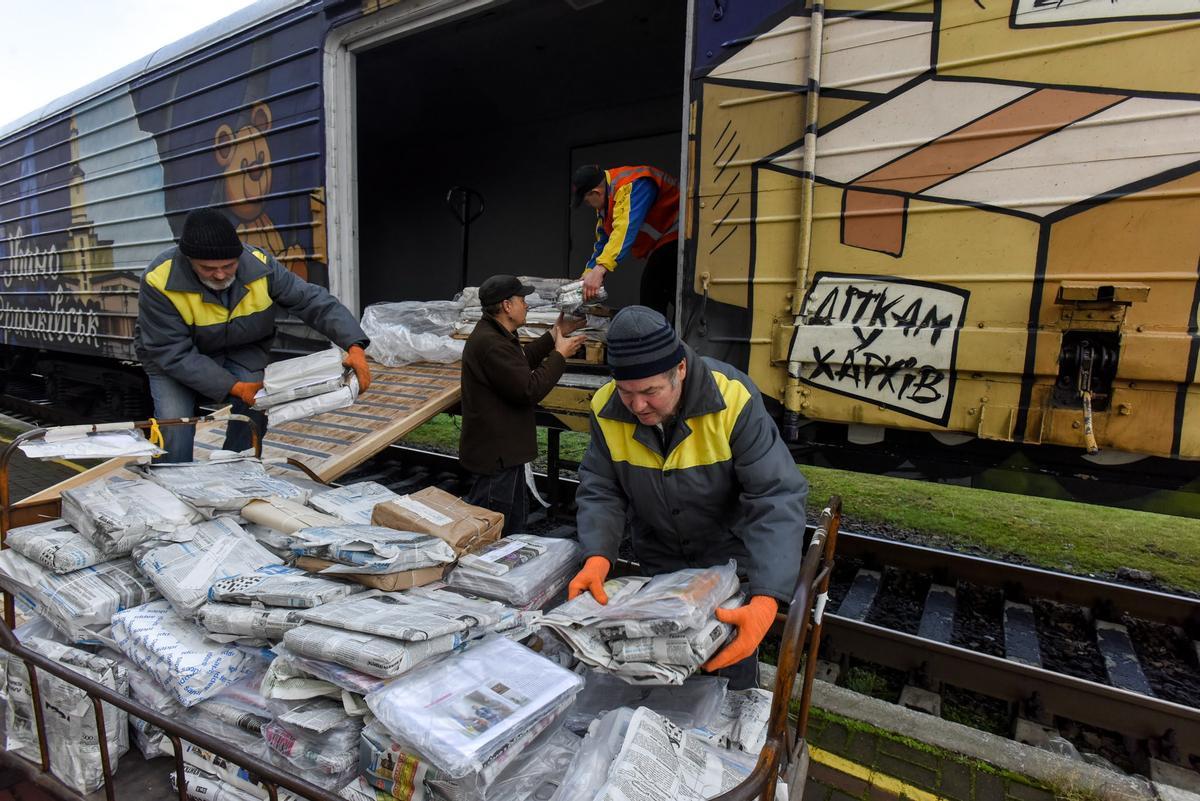 Llega a Jersón el primer tren desde Kiev desde el inicio de la guerra de Ucrania