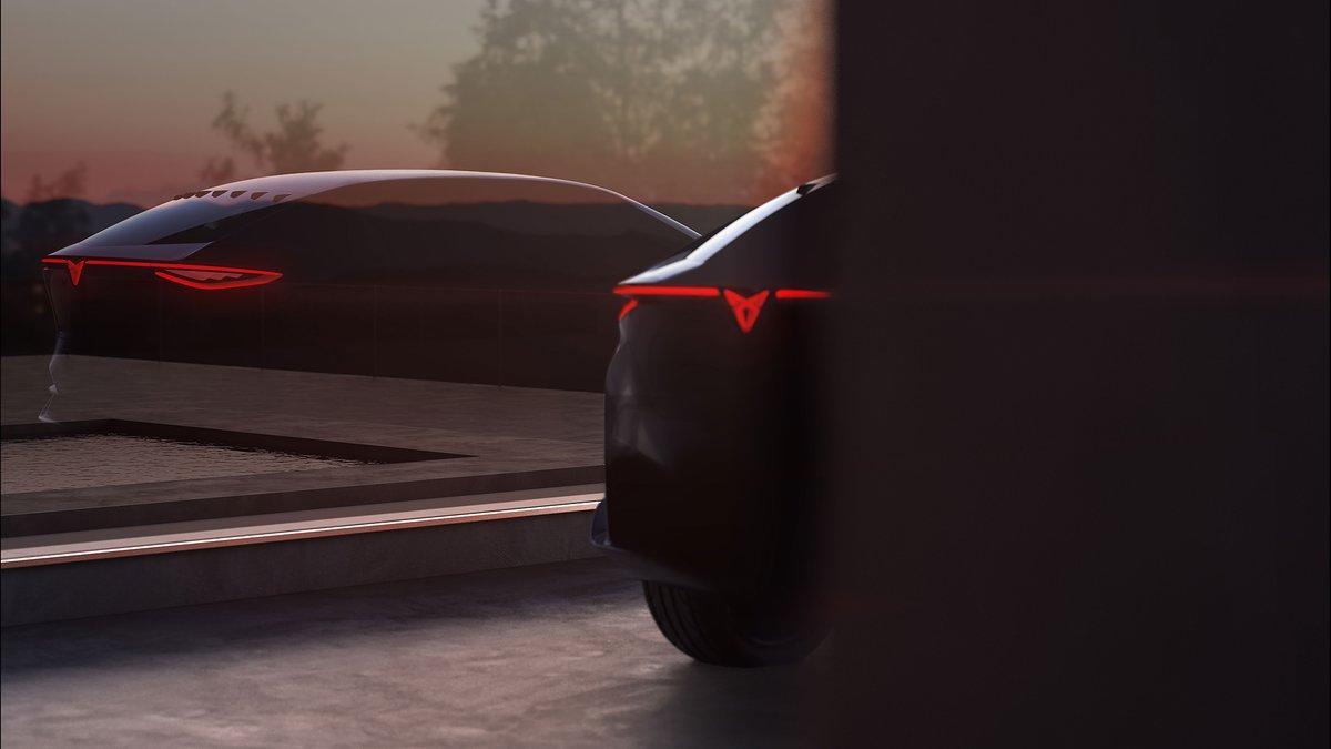 Avance del diseño del nuevo Cupra eléctrico.