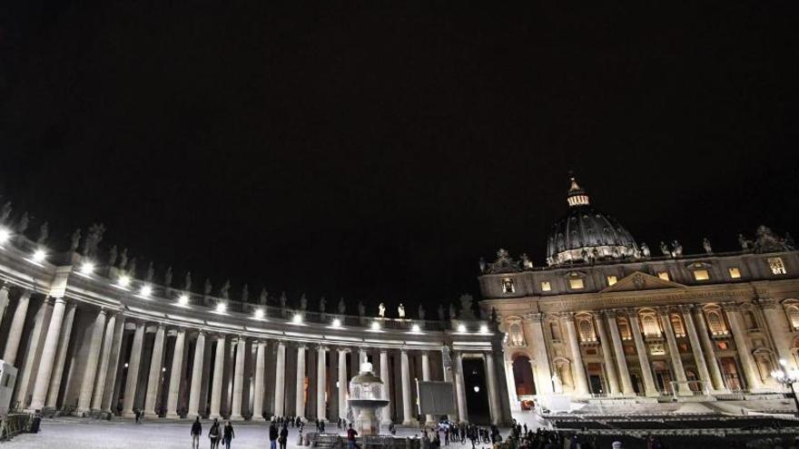 Plaza San Pedro del Vaticano.