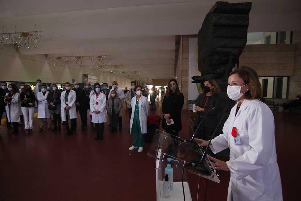 La luz de la Navidad llega al Hospital Reina Sofía