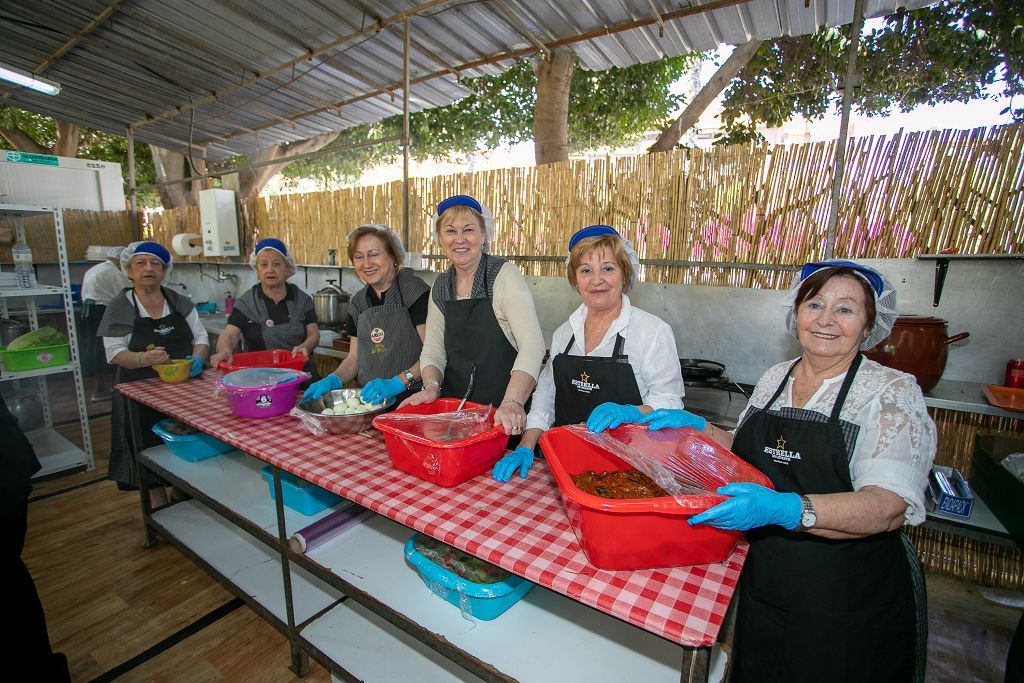 Acto de clausura de barracas en Murcia