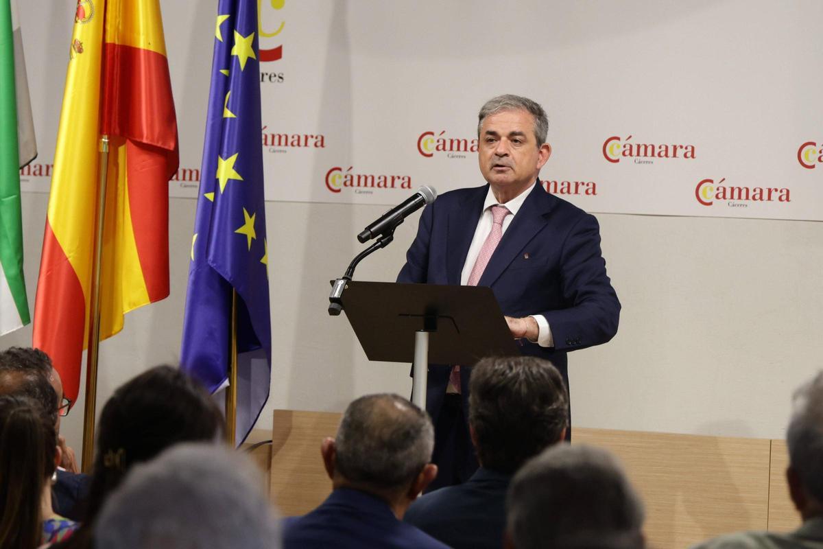 El presidente de la Cámara, Gabriel Álvarez.