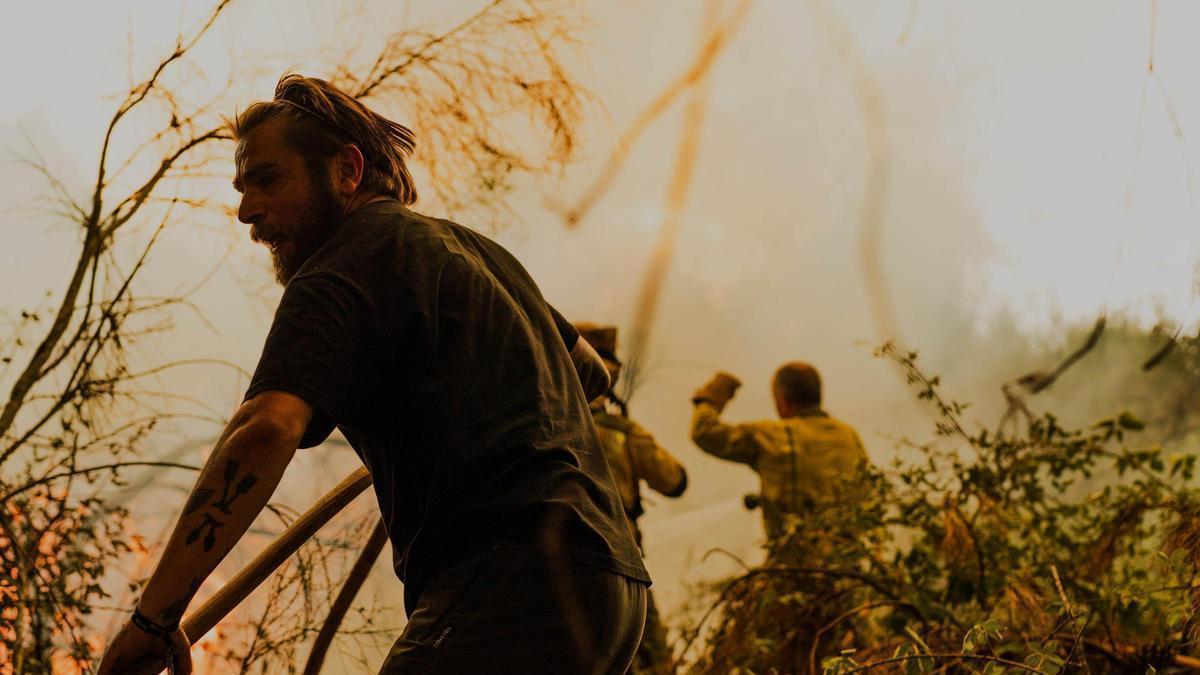 Incendio forestal en el municipio ourensano de O Riós