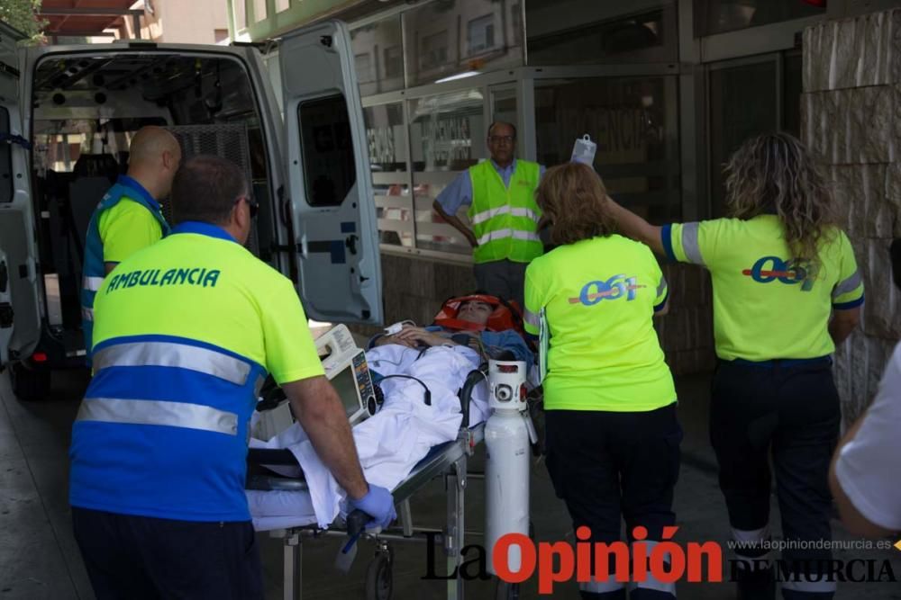 Simulacro de emergencia del Área IV de Salud