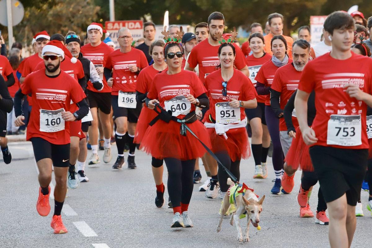 Celebración de la carrera popular de la San Silvestre de la Palma Palmilla