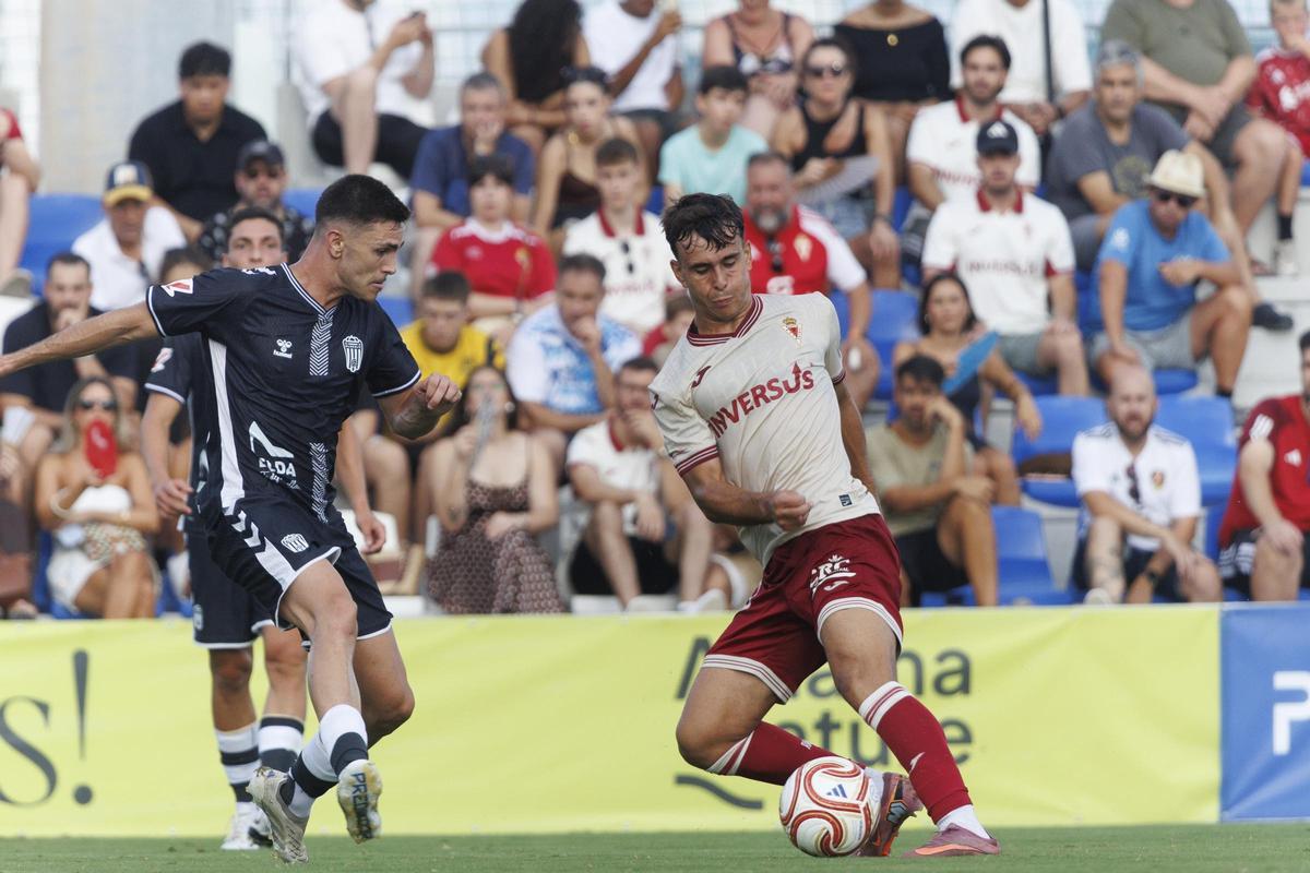 Las mejores imágenes de la primera victoria de pretemporada del Real Murcia frente al Eldense