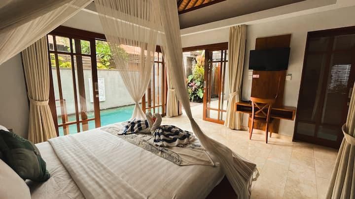 Vacaciones en Bali: una villa con piscina en Ubud
