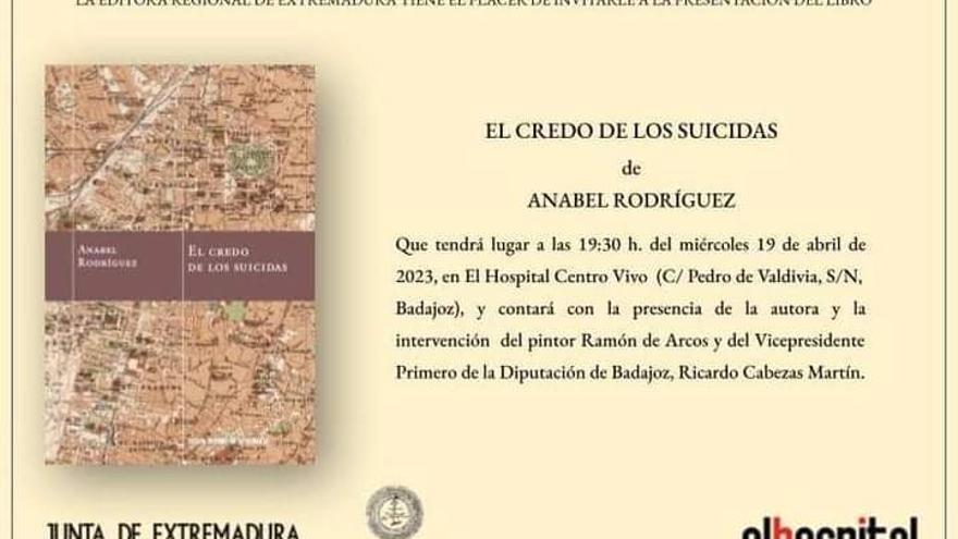 Anabel Rodríguez presenta &#039;El credo de los suicidas&#039;