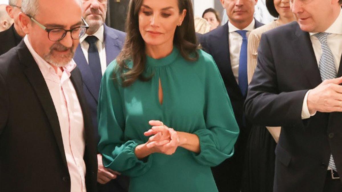 La Reina Letizia se ha desplazado este martes a Salamanca