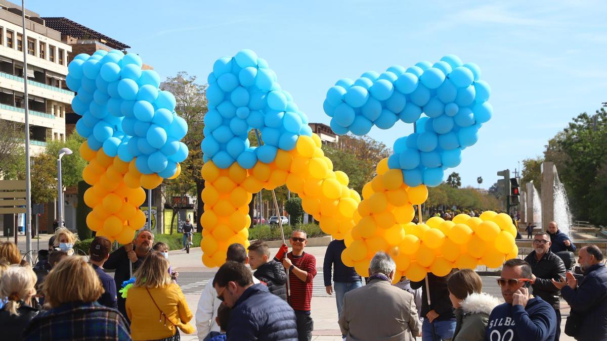 Imagen de archivo de uno de los actos de solidaridad con el pueblo de Ucrania organizado en Córdoba.