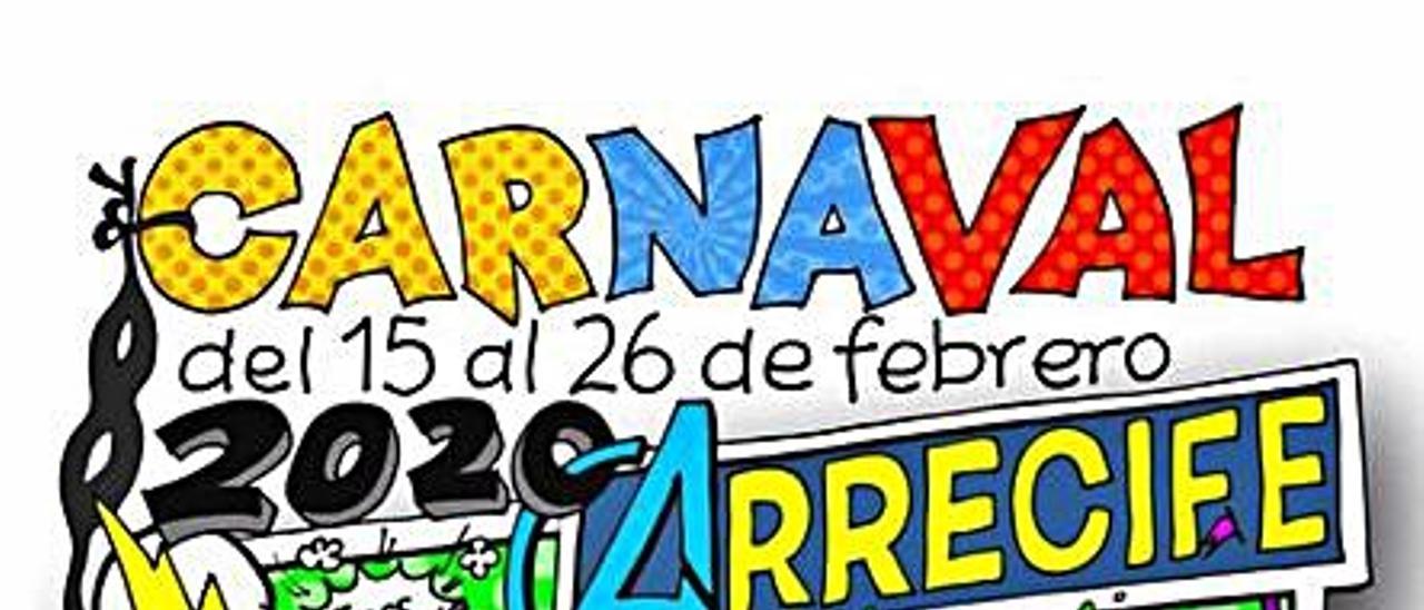 Cartel del Carnaval de Arrecife. |