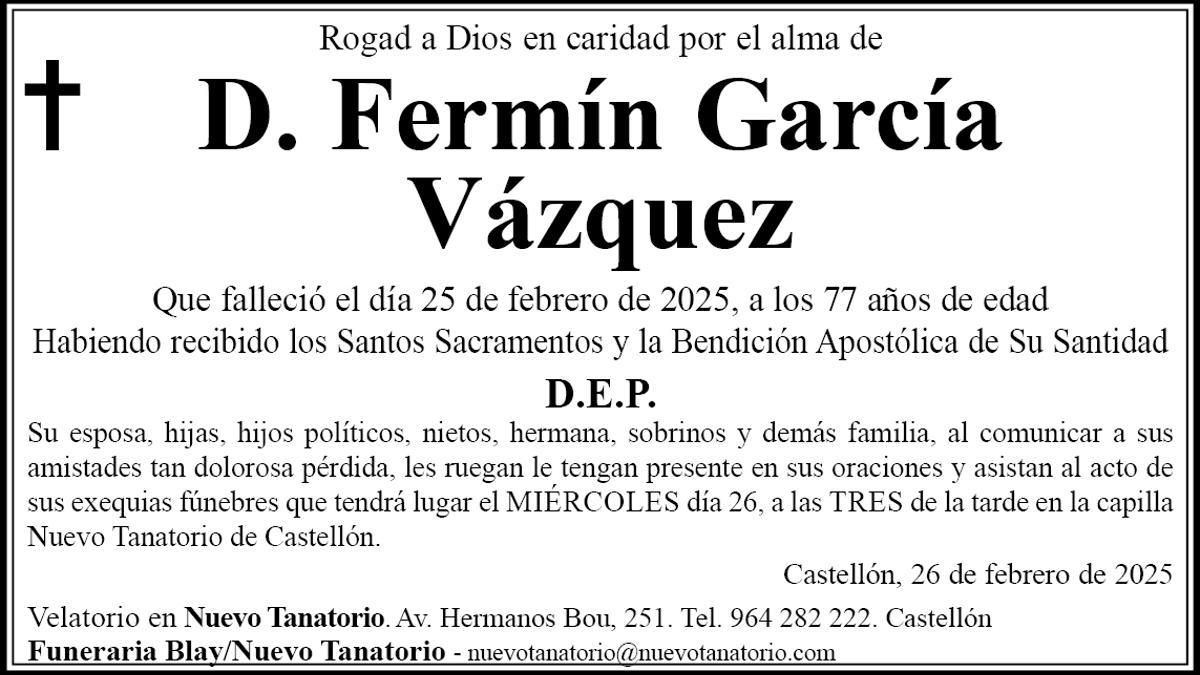 D. Fermín García Vázquez