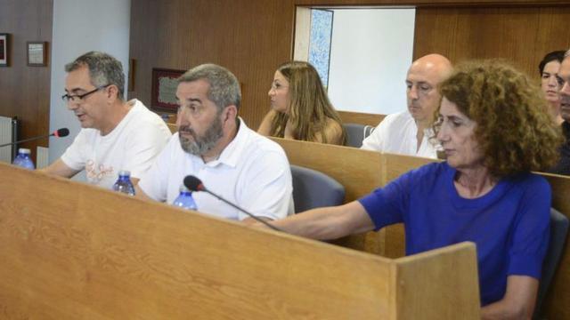 Ediles del PP de Cangas en el pleno del mes de julio. | GONZALO NÚÑEZ