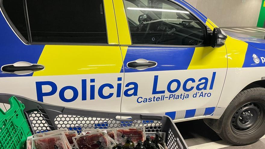 Persecució policial fins a Santa Cristina per detenir uns lladres que havien robat en supermercats de Platja d&#039;Aro