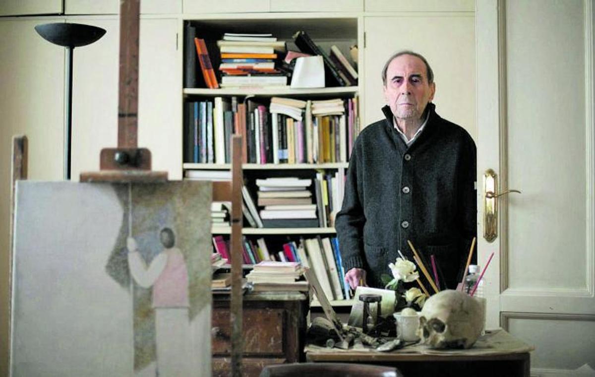 Cristino de Vera en su taller. | | SANTI BURGOS